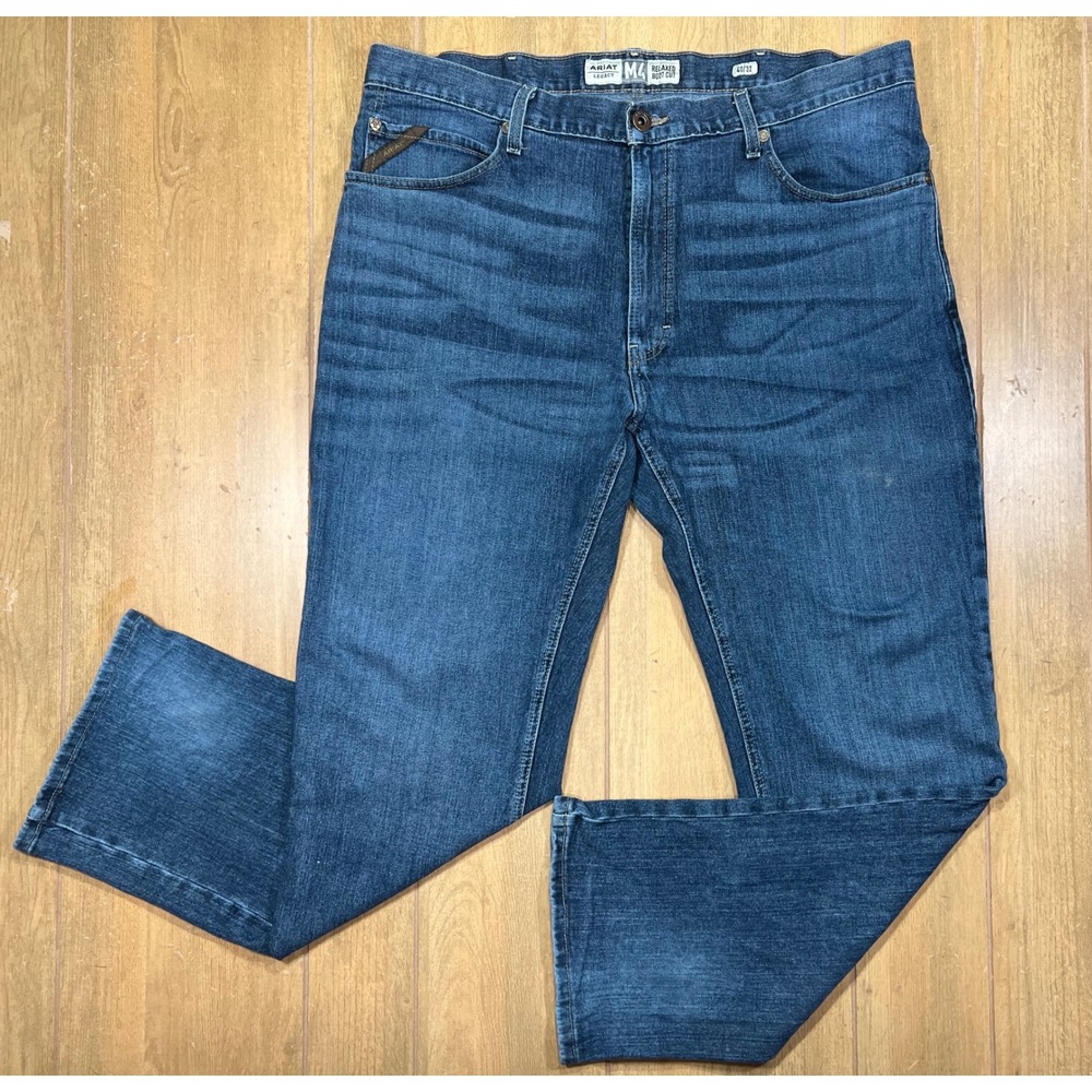 Ariat M4 Legacy Relaxed Boot Cut Jeans Medium Wash Denim 40x32